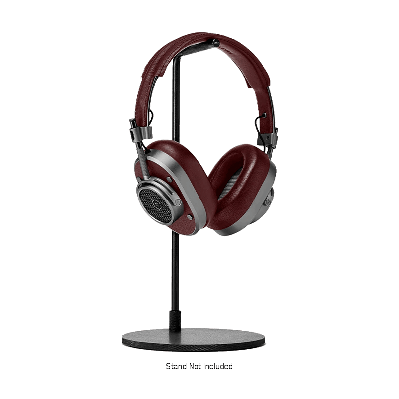 MH40 Wireless (Silver Metal / Burgundy Coated Canvas)