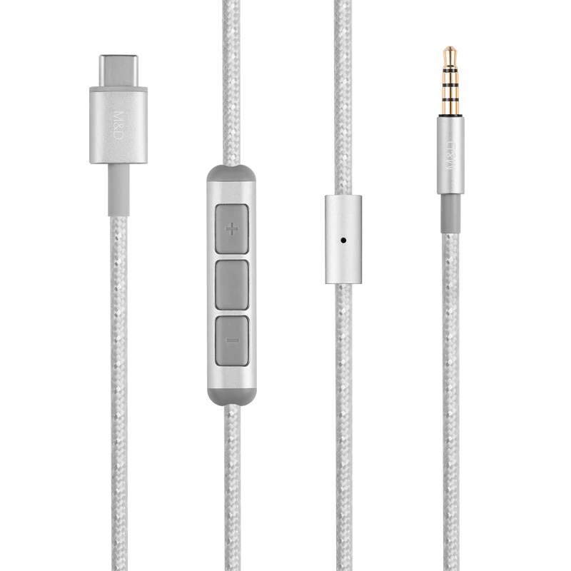USB-C To 3.5mm Audio Cable (Silver)